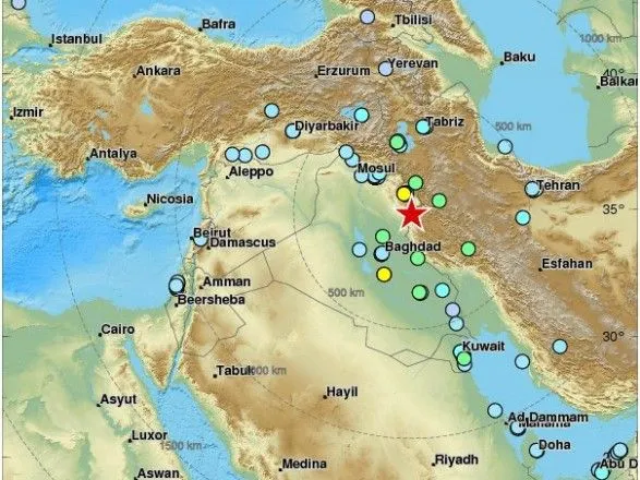 Кількість жертв землетрусу в Ірані зросла до 61 осіб