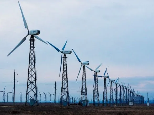 В Херсонской области введено в эксплуатацию 12 ветрогенераторов ветряной электростанции