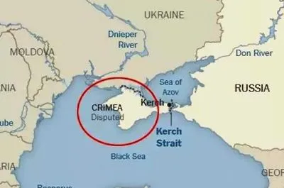У NYT пояснили зображення карти зі "спірним" Кримом