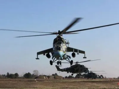 Масштабні навчання бойових вертольотів відбулись на Рівненщині