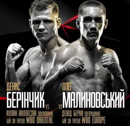 Украинский боксер Беринчик впервые в карьере проведет титульный бой