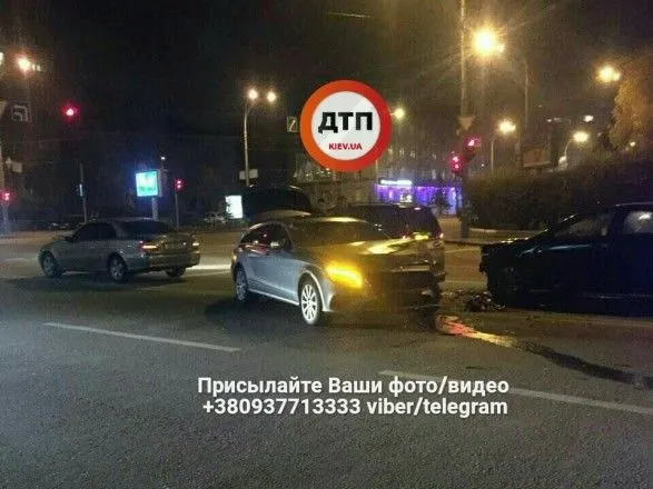 Чергова ДТП в столиці: зіткнулись два авто