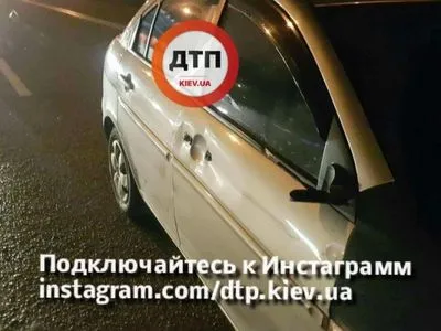 В Киеве водитель сбил пьяного пешехода
