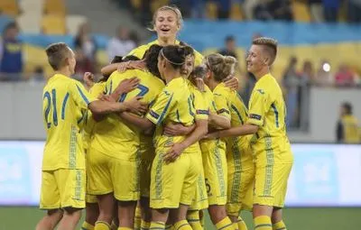 Футболістки збірної України здобули першу перемогу у відборі на КС-2019
