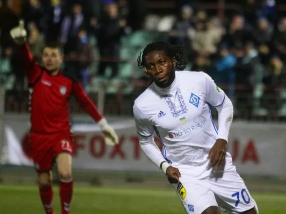 Юбилейный мяч Мбокани помог Динамо выиграть в Стали
