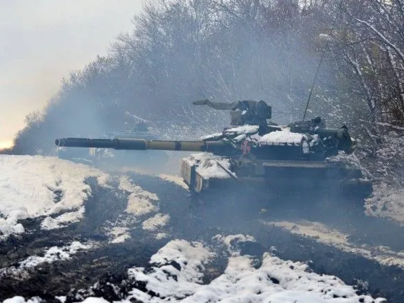 Учения по танковым стрельбам прошли в зоне отвода вооружения ВСУ
