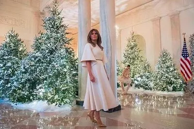 Белый Дом украсили к Рождеству