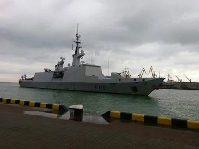 Фрегат ВМС Франции прибыл в порт Одессы