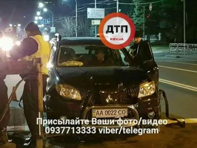 Пьяный водитель спровоцировал ДТП в Киеве