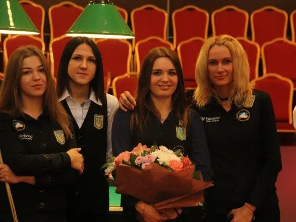 Украинская команда завоевала серебро на ЧМ по бильярдному спорту
