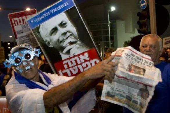 В Ізраїлі пройшли демонстрації проти прем'єра країни