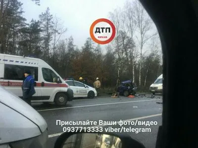 Масштабная авария под Киевом: есть пострадавшие
