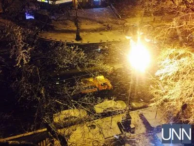 Более 100 единиц техники вышли на улицы Киева из-за непогоды