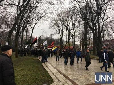 Сторонники Саакашвили вышли в Киеве на марш