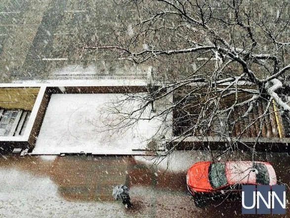 В Киеве сегодня ожидается мокрый снег и гололед