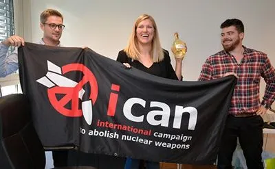 Осло вручать Нобелівську премію миру організації з роззброєння ICAN