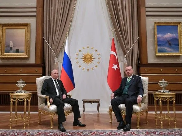 Путін обговорив з Ердоганом ситуацію в Сирії