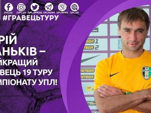 Голкипер "Александрии" назван лучшим игроком тура УПЛ