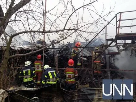 Во время пожара на Русановских садах никто не пострадал