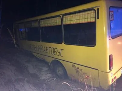 Школьный автобус попал в ДТП в Житомирской области