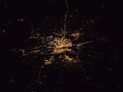 Астронавт NASA опублікував світлину нічного Києва з космосу