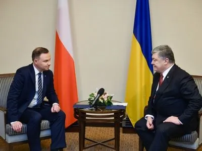 Порошенко: Польша поддерживает Украину в европейских стремлениях