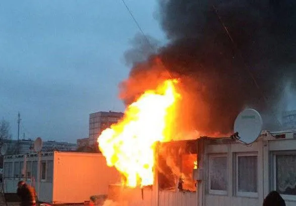 Пожар в модульном городке в Каменском: погиб двухлетний ребенок