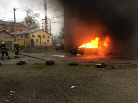 Автомобиль прокурора взорвался в Днепре