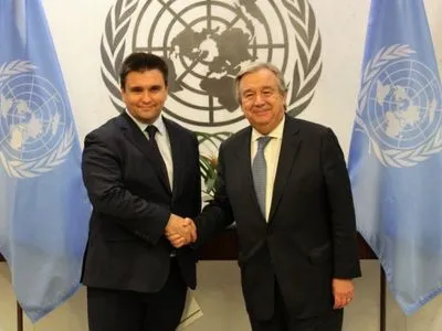 Клімкін обговорив з Генсеком ООН миротворчу місію на Донбасі