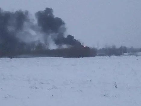 Причиною загорання колишньої нафтобази у Василькові могла бути спроба пограбування - ДСНС
