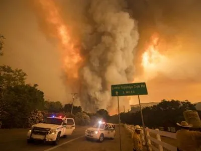 Пожежа "Томас" у Каліфорнії визнана другою за площею в історії штату