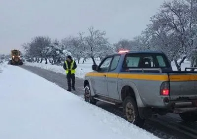 Снегопад в Греции вызвал коллапс на дорогах