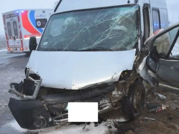 Микроавтобус с украинцами попал в ДТП в Словакии