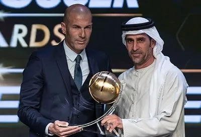 Зидан торжествовал в номинации "Лучший тренер года"