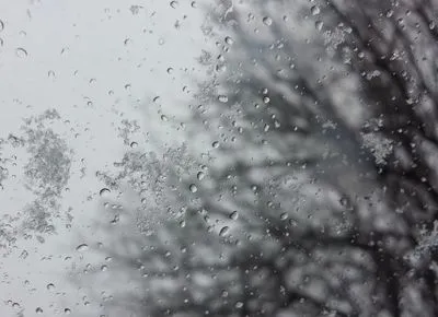 Сегодня в Киеве небольшой дождь с мокрым снегом