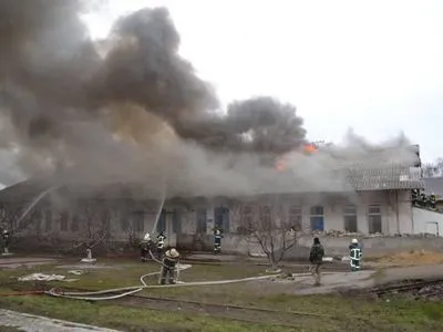 Пожар на железнодорожной станции "Одесса-Сортировочная" ликвидировали