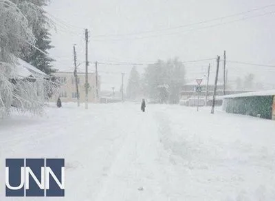 На Одещині випало 20 см снігу
