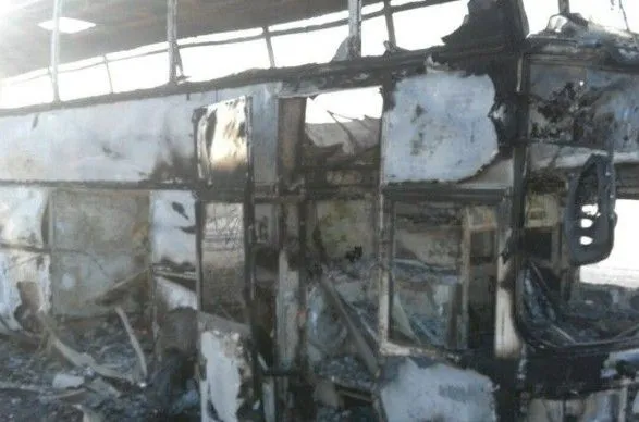 В Казахстане загорелся пассажирский автобус, погибли 52 человека