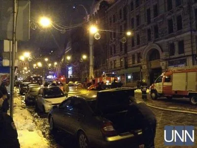 Пожежу у центрі Києва ліквідовано