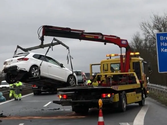 ДТП в Германии: столкнулись 17 автомобилей