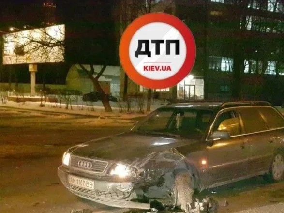 В Киеве произошло ДТП с участием пьяного водителя