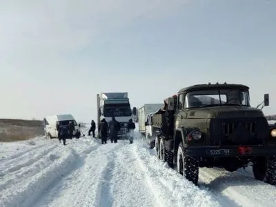 В Луганской области проезд автомобилей затруднено - ГСЧС