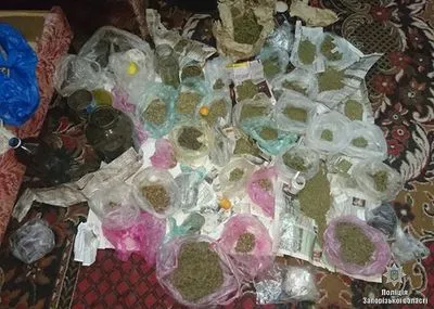 У жителя Запорожья изъяли наркотики на сумму около 850 тыс. гривен