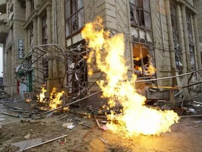 В центре Баку произошел мощный взрыв