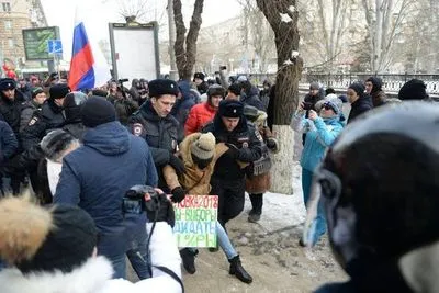На "страйку виборців" у Росії вже затримали 243 людини