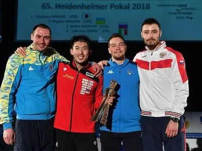 Украинский шпажист завоевал "серебро" на Кубке мира в Германии