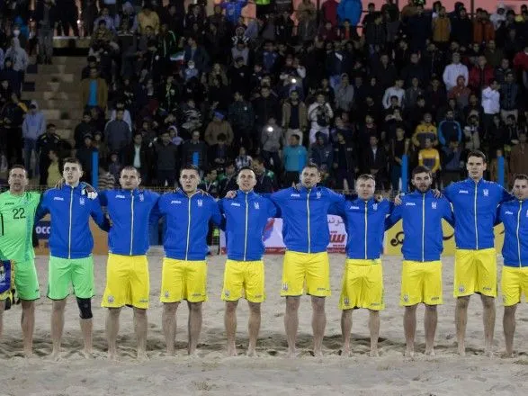 Українська збірна посіла третє місце на турнірі з пляжного футболу в Ірані