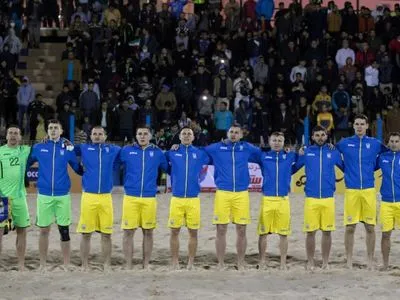 Украинская сборная заняла третье место на турнире по пляжному футболу в Иране