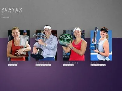 Свитолину включили в число претенденток на звание лучшей теннисистки января