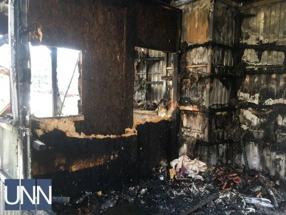 В результате пожара МАФа в Киеве никто не пострадал
